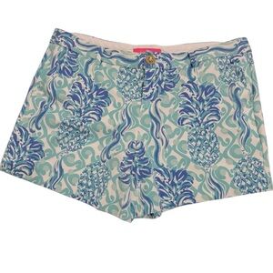 Lilly‎ Pulitzer Callaghan net shorts Bennett blue out of the blue size 10